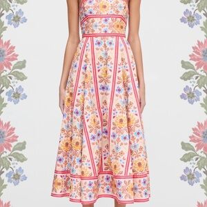 Hill House Floral Midi Dress - Multicolor